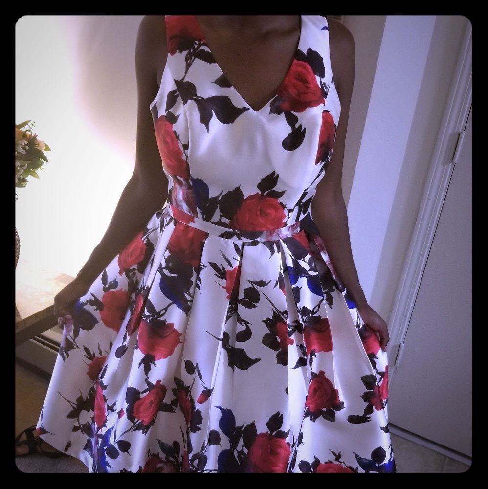 Flora skater dress